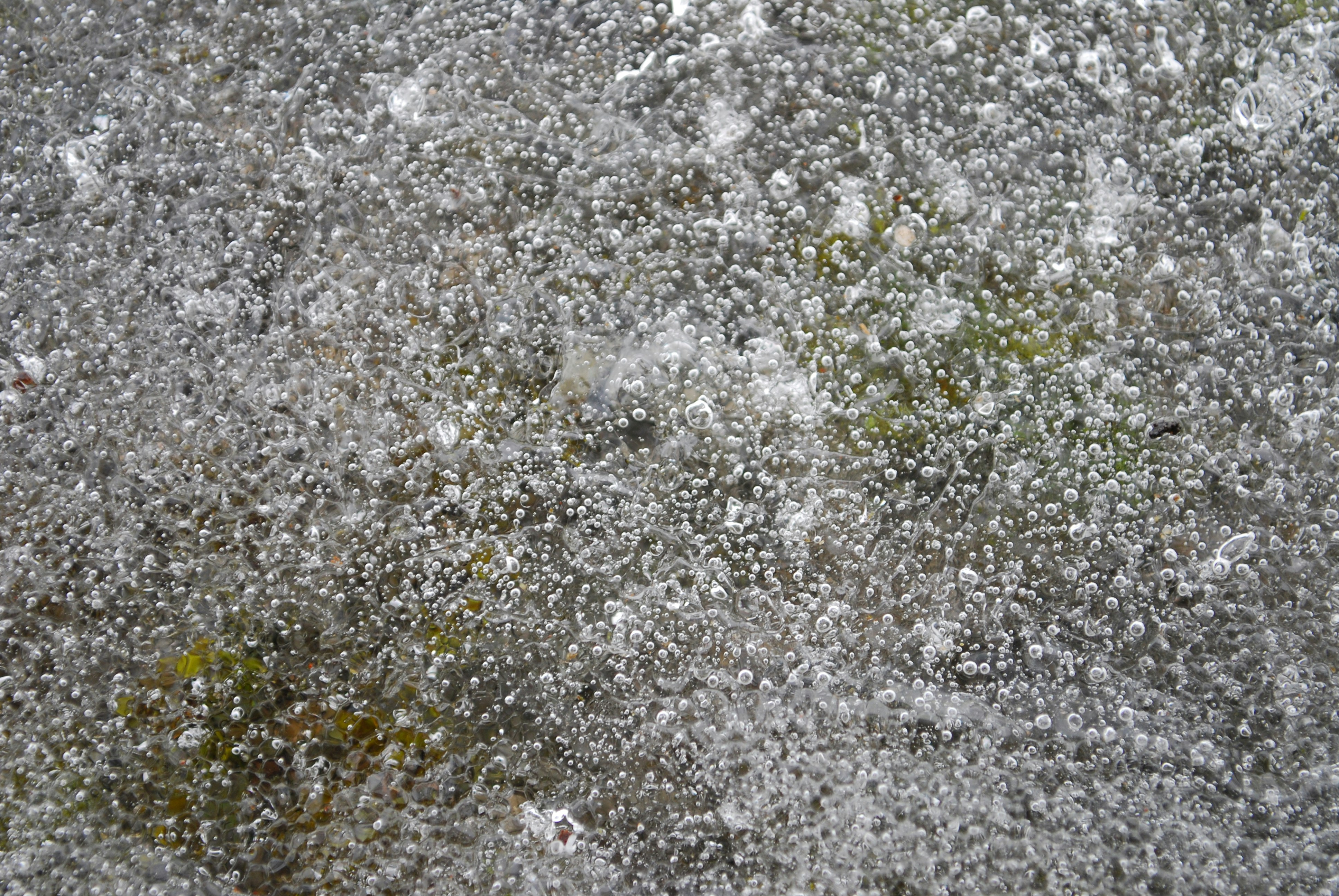 the snow is falling on the ground