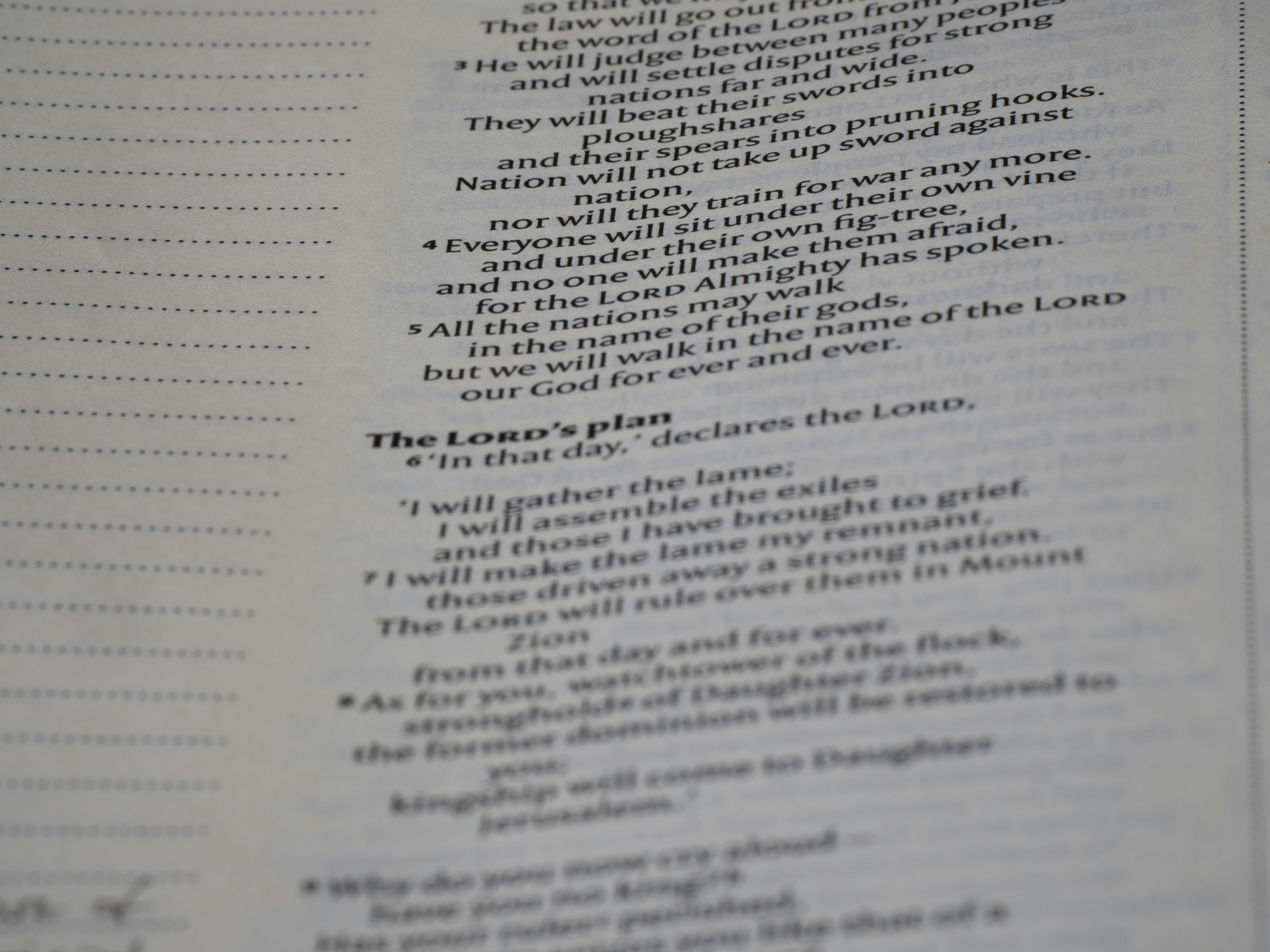 a close up of an open book with text