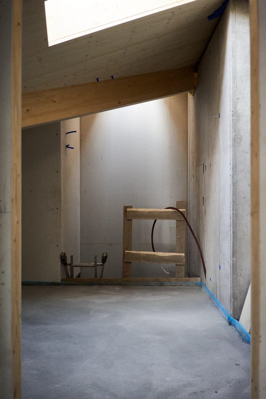 Interior space under construction