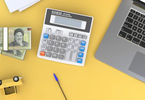 Calculator representing transparent accounting