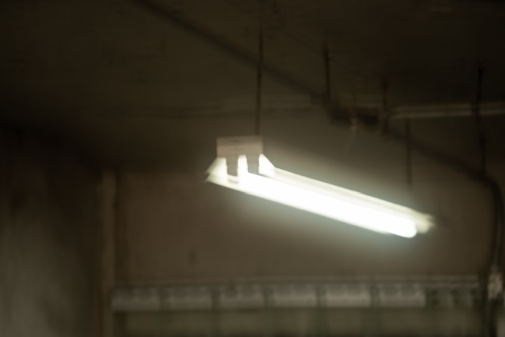 a light that is hanging from a ceiling