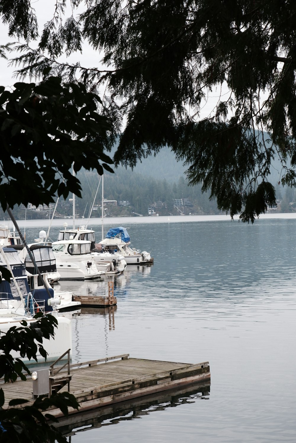 a bunch of boats that are sitting in the water