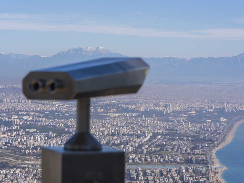 a view of a city from a high point of view