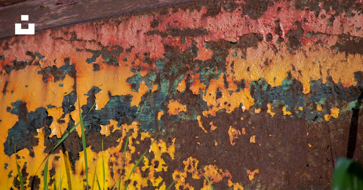 A rusted wall with grass growing on it photo – Free Rust Image on Unsplash