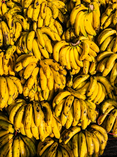 a large pile of bananas sitting on top of each other