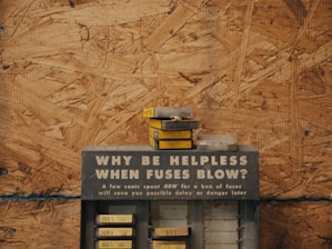 a sign that says why be helpless when fugs blow?