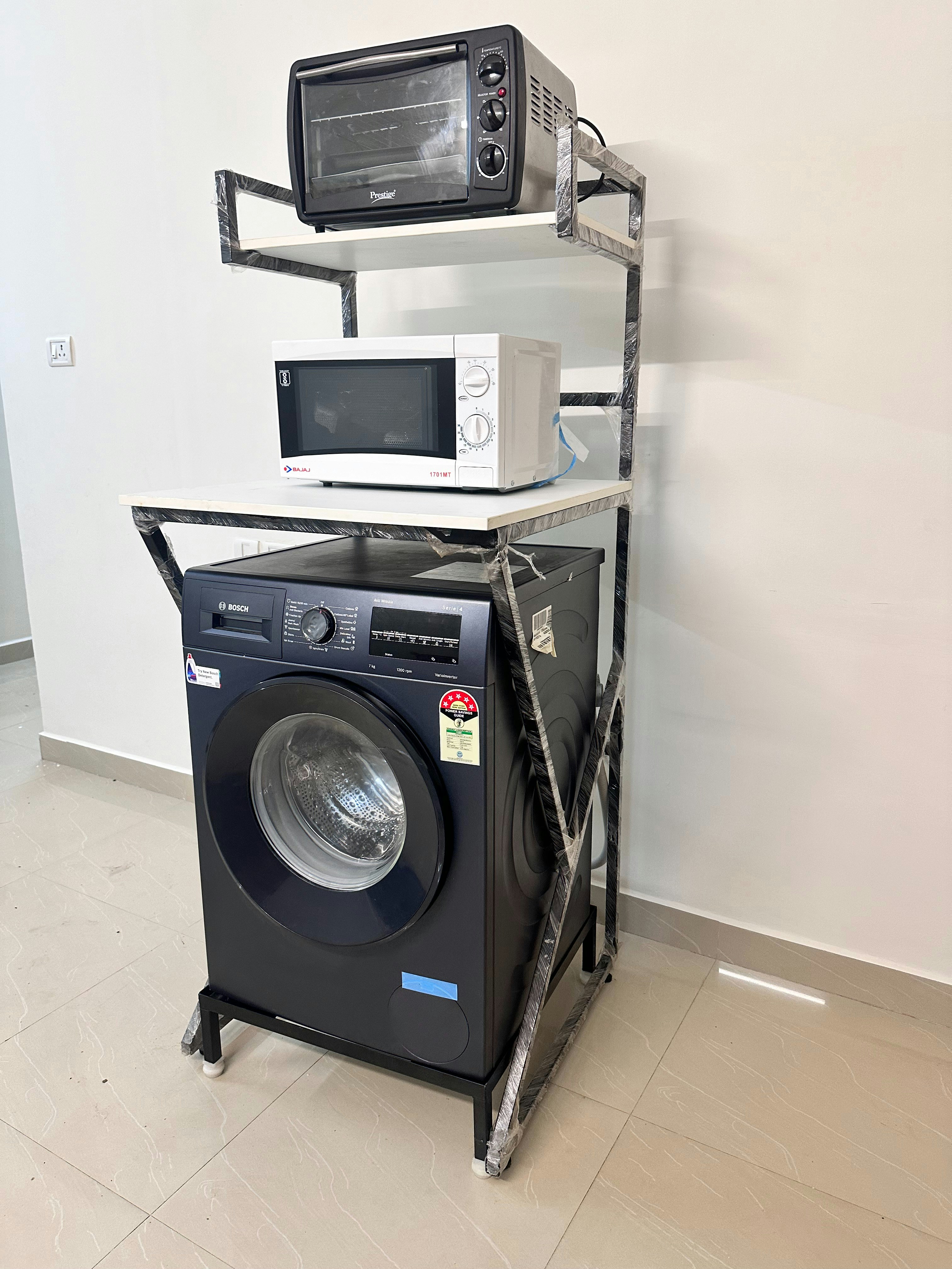 A modern laundromat with advanced machines