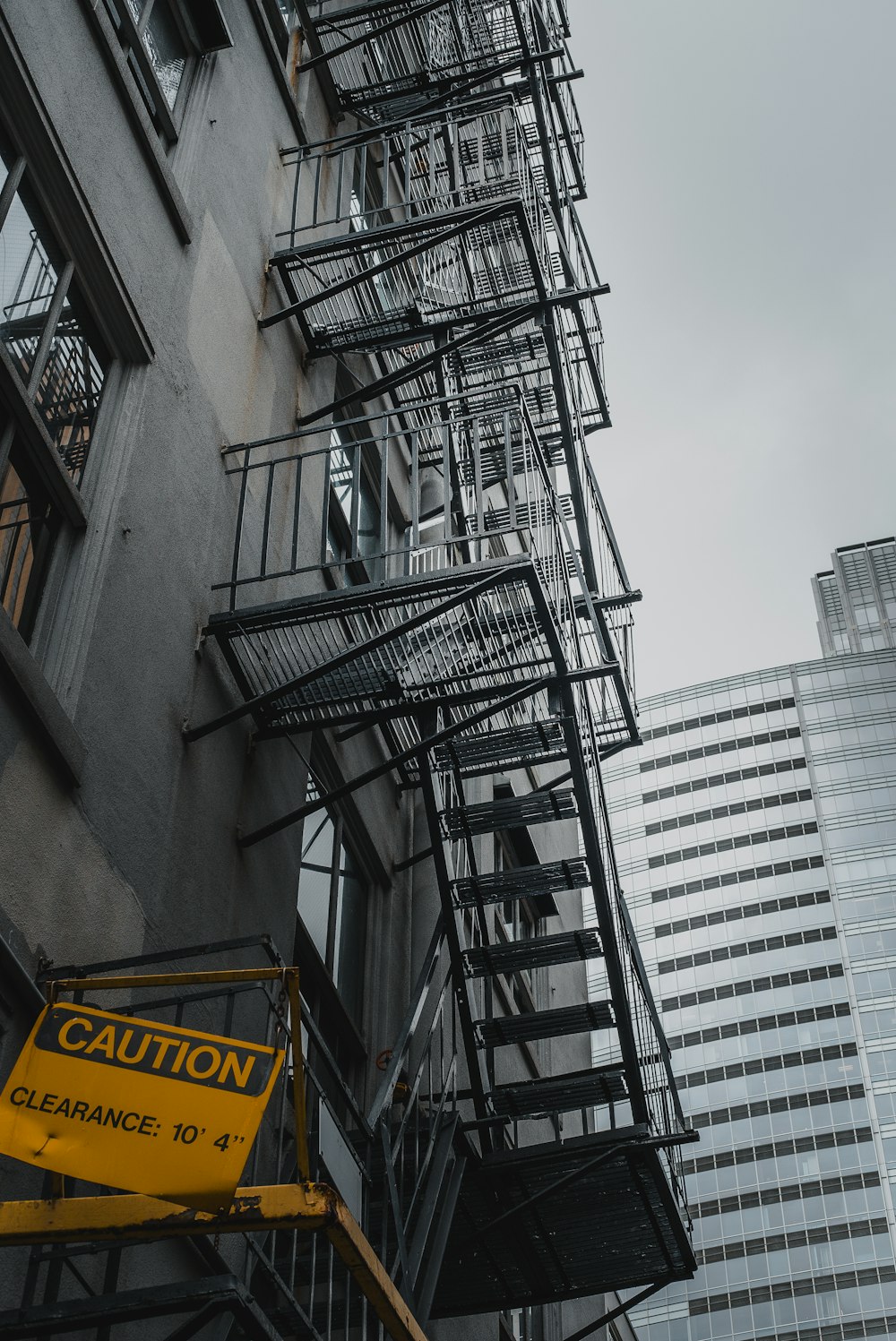 a building with a bunch of stairs on the side of it