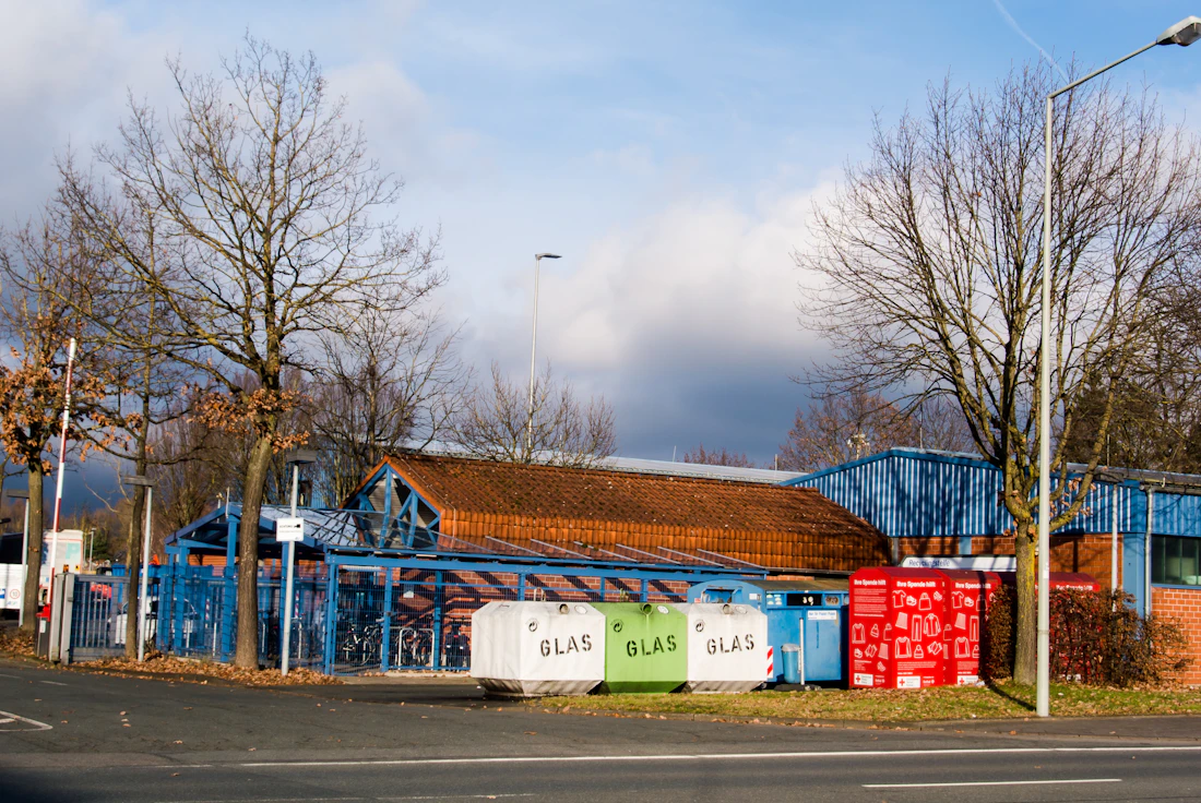Bâtiment du centre de recyclage