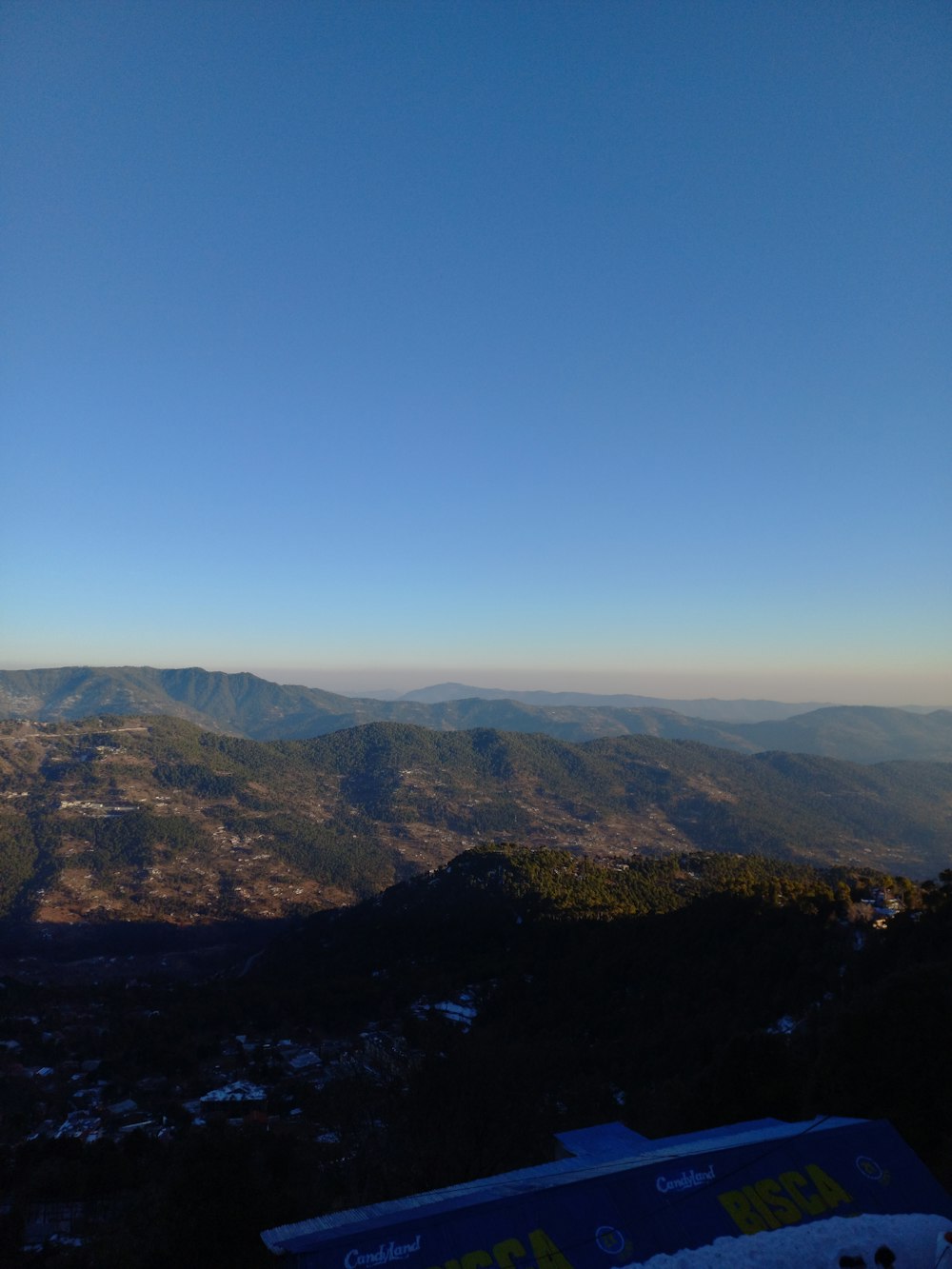 a view of the mountains from a high point of view