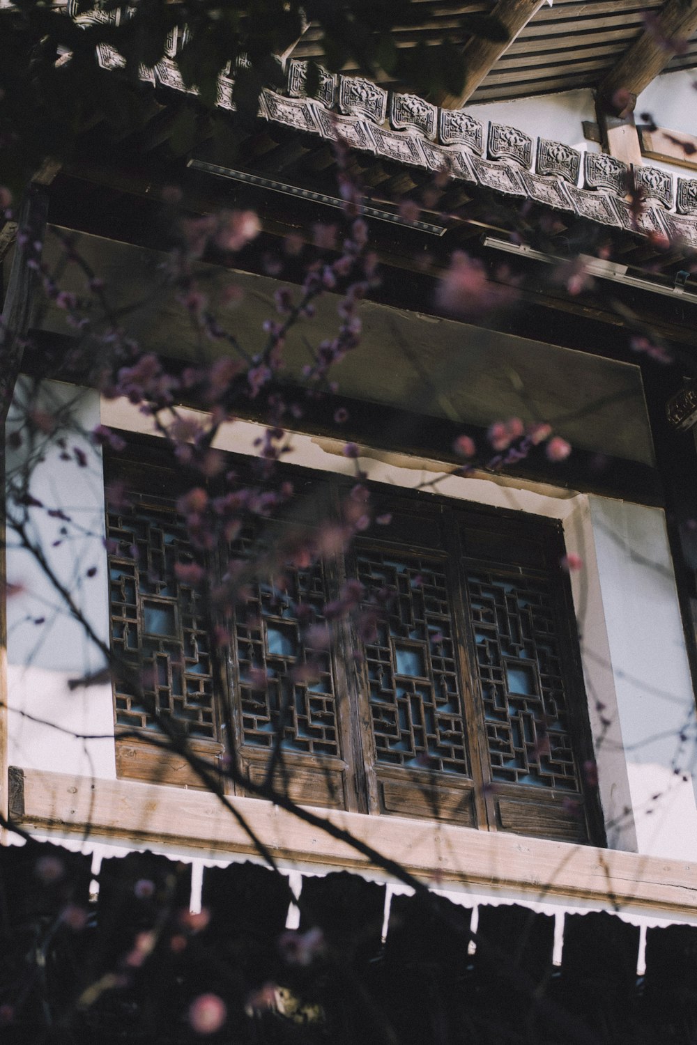 a close up of a window on a building