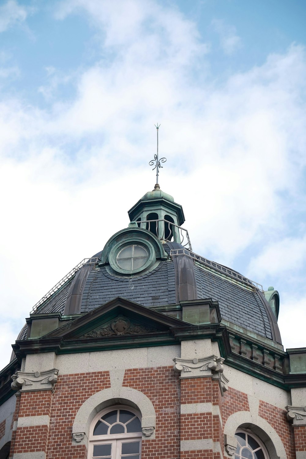 a building with a clock on the top of it