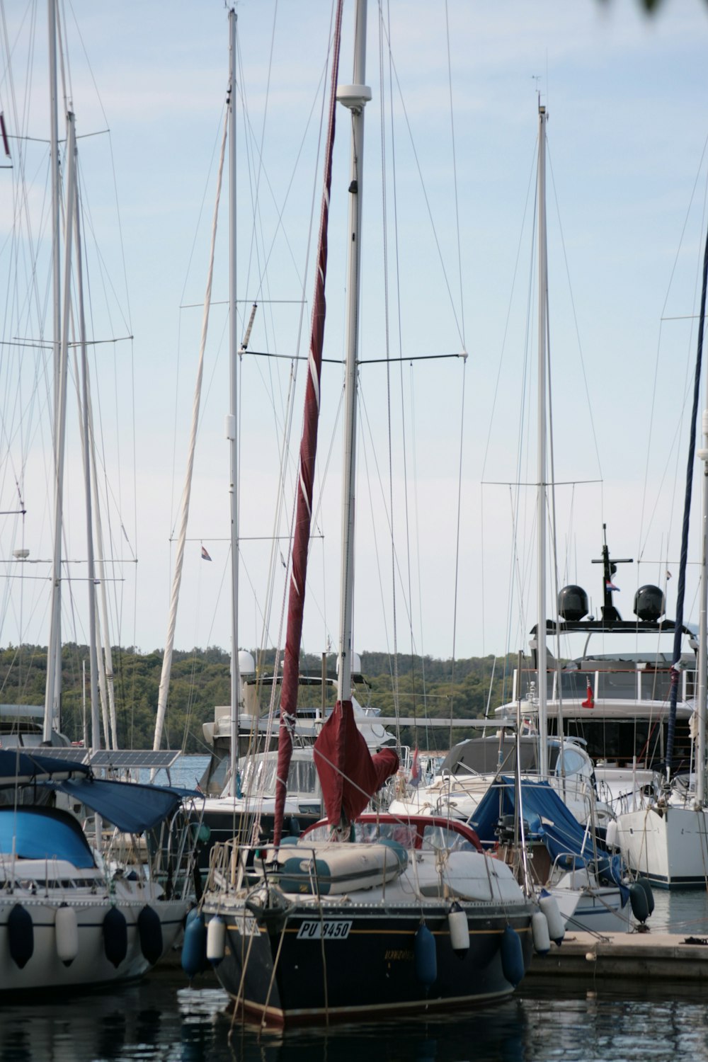 a bunch of boats that are in the water