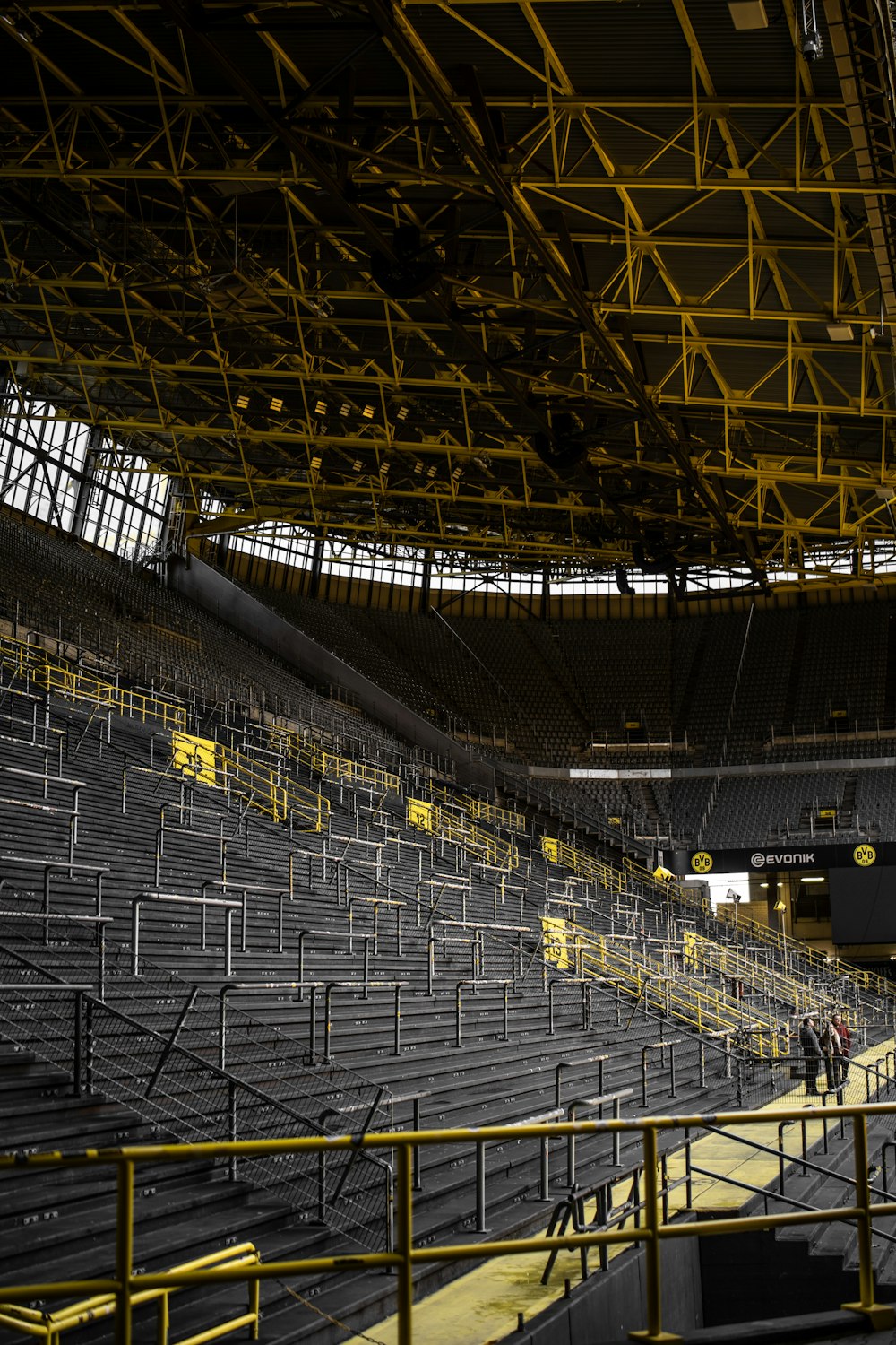 a large empty stadium filled with lots of seats