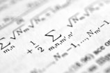 a close up of a sheet of paper with numbers on it