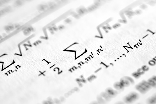 a close up of a sheet of paper with numbers on it