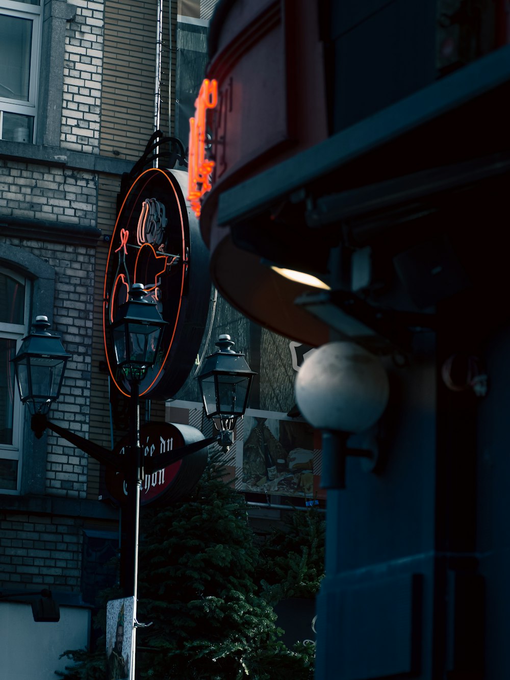 a clock on the side of a building