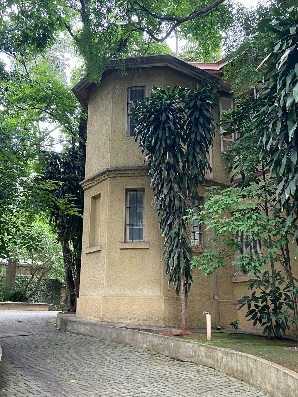 a building with a clock on the front of it