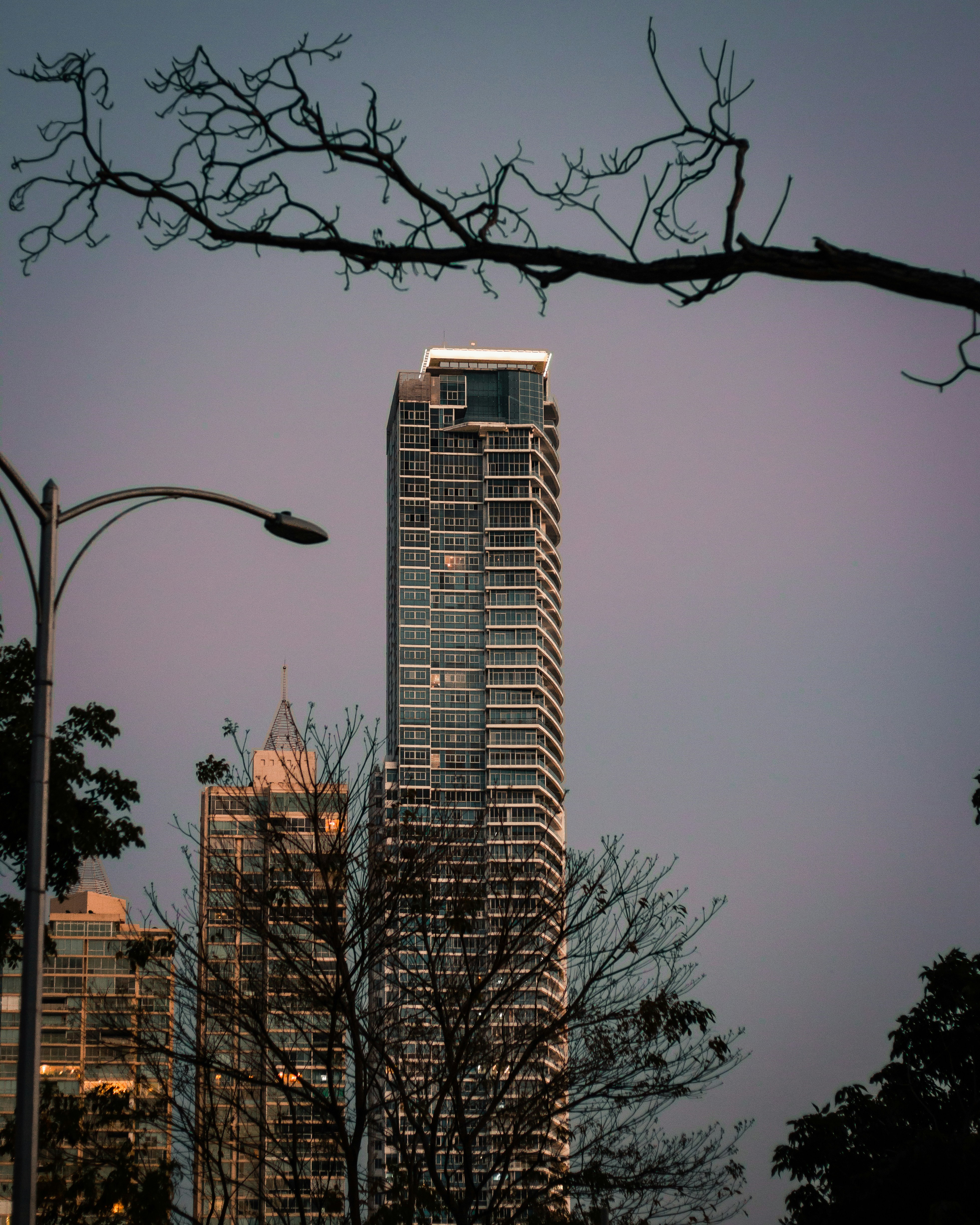 a very tall building with a lot of windows