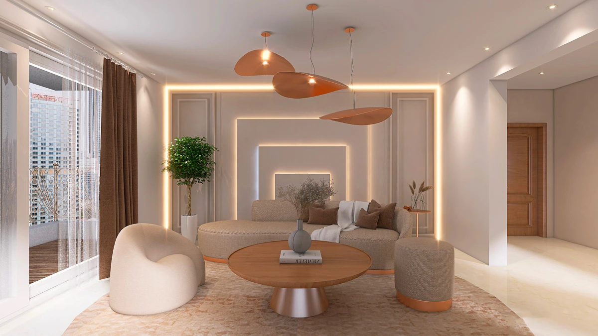 Interior elegante y cuidadosamente ejecutado como símbolo de transformación inmobiliaria y control de calidad