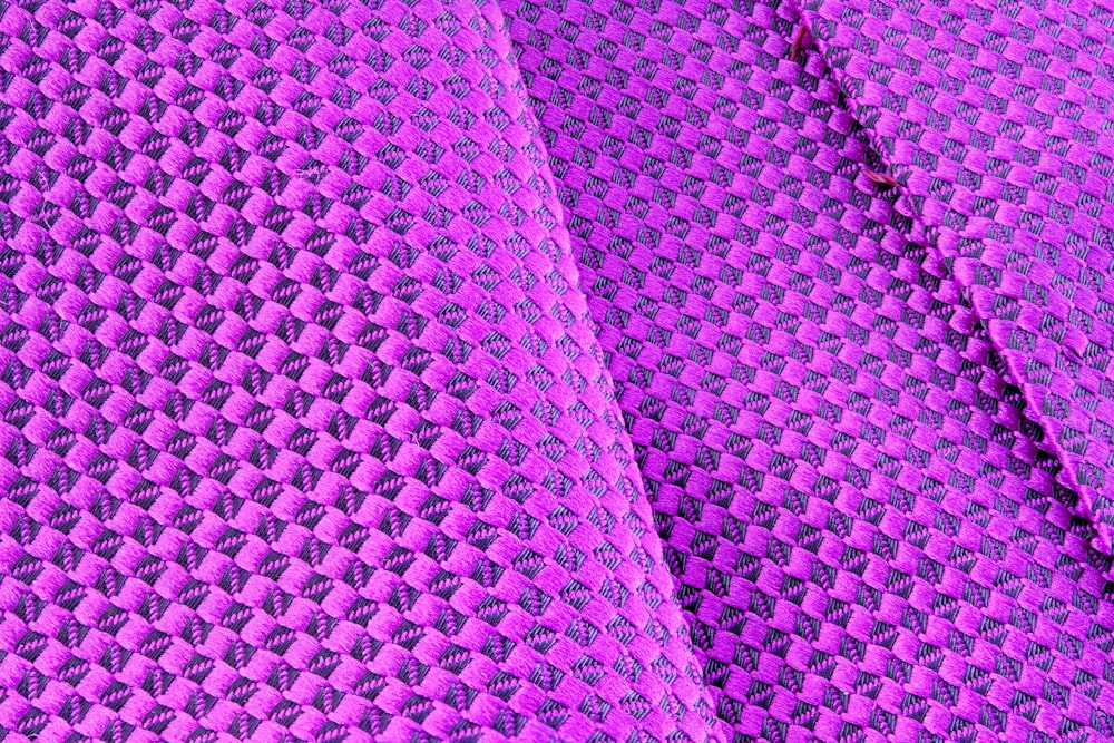 a close up of a purple fabric