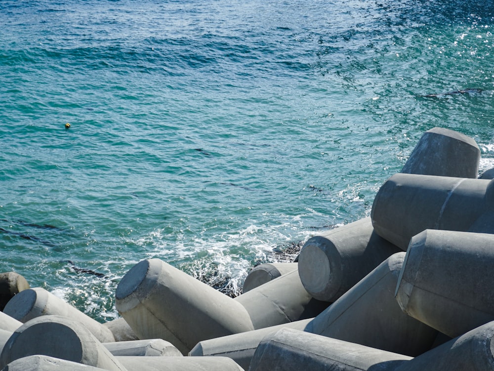 Una vista de un cuerpo de agua desde un muelle