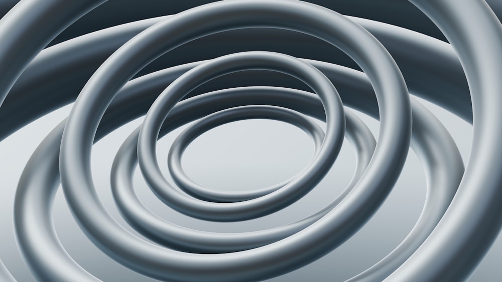 螺旋状設計のコンピュータ生成画像