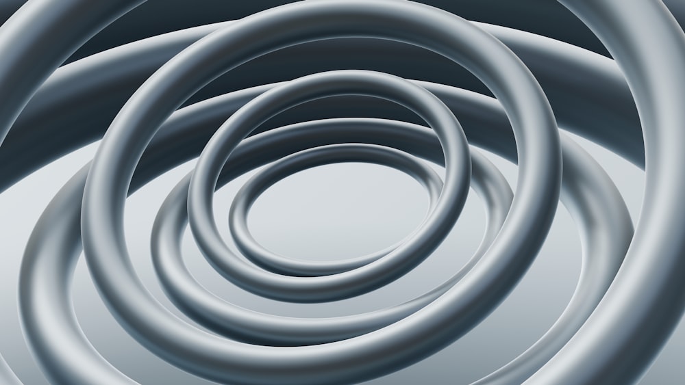 a computer generated image of a spiral design