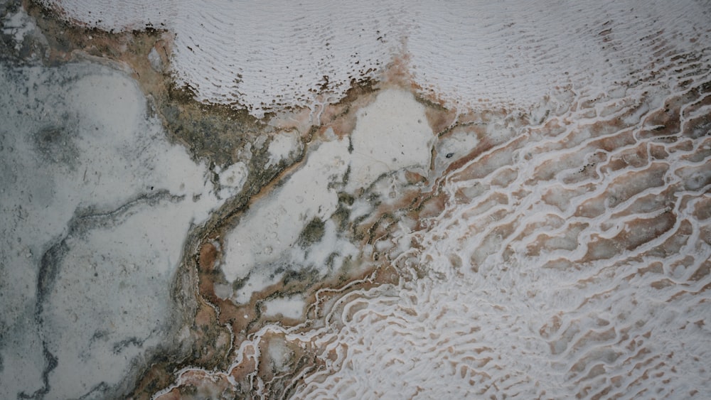 a close up view of a marble surface