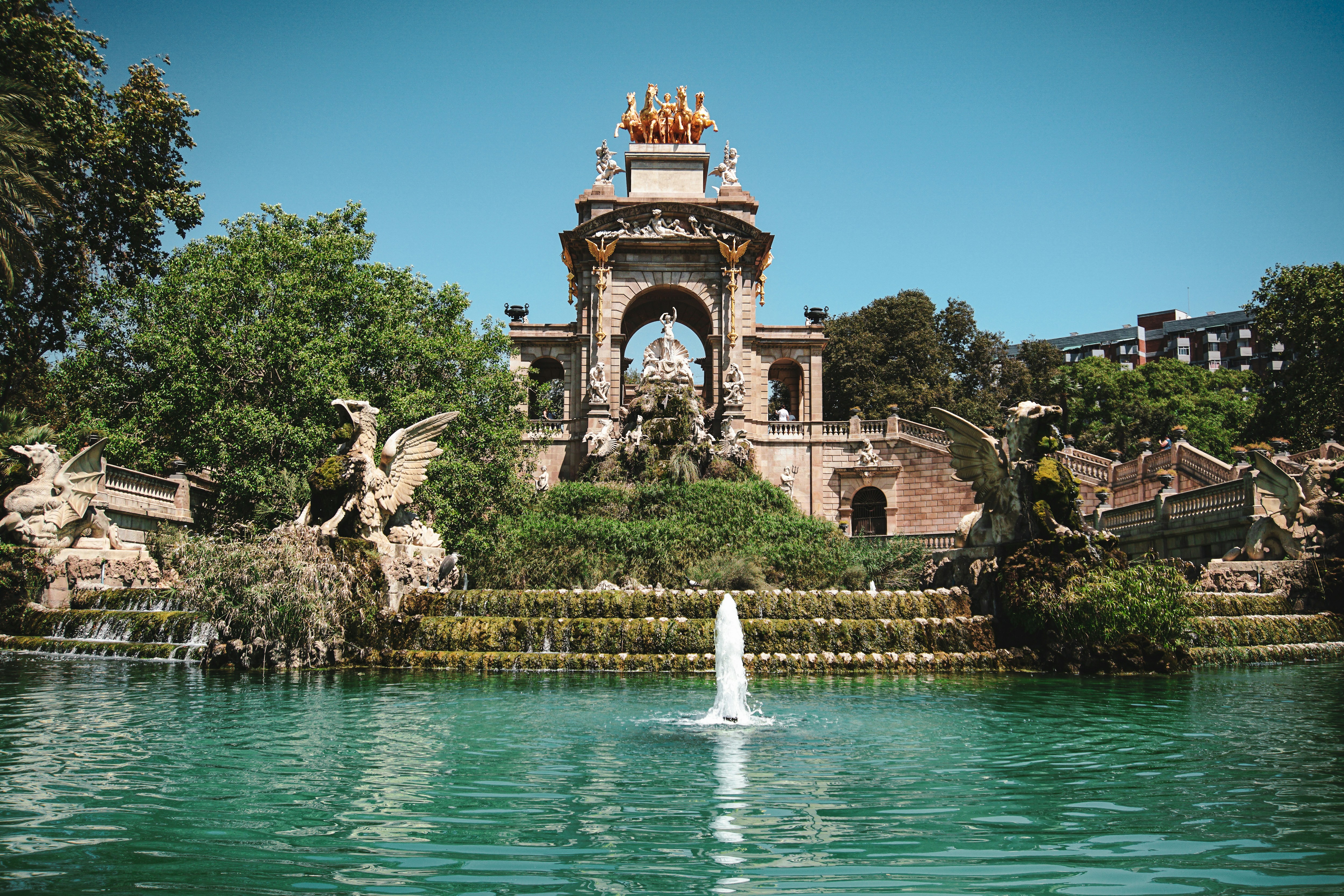 Font de la Cascada in the Parc de la Ciutadella in Barcelona