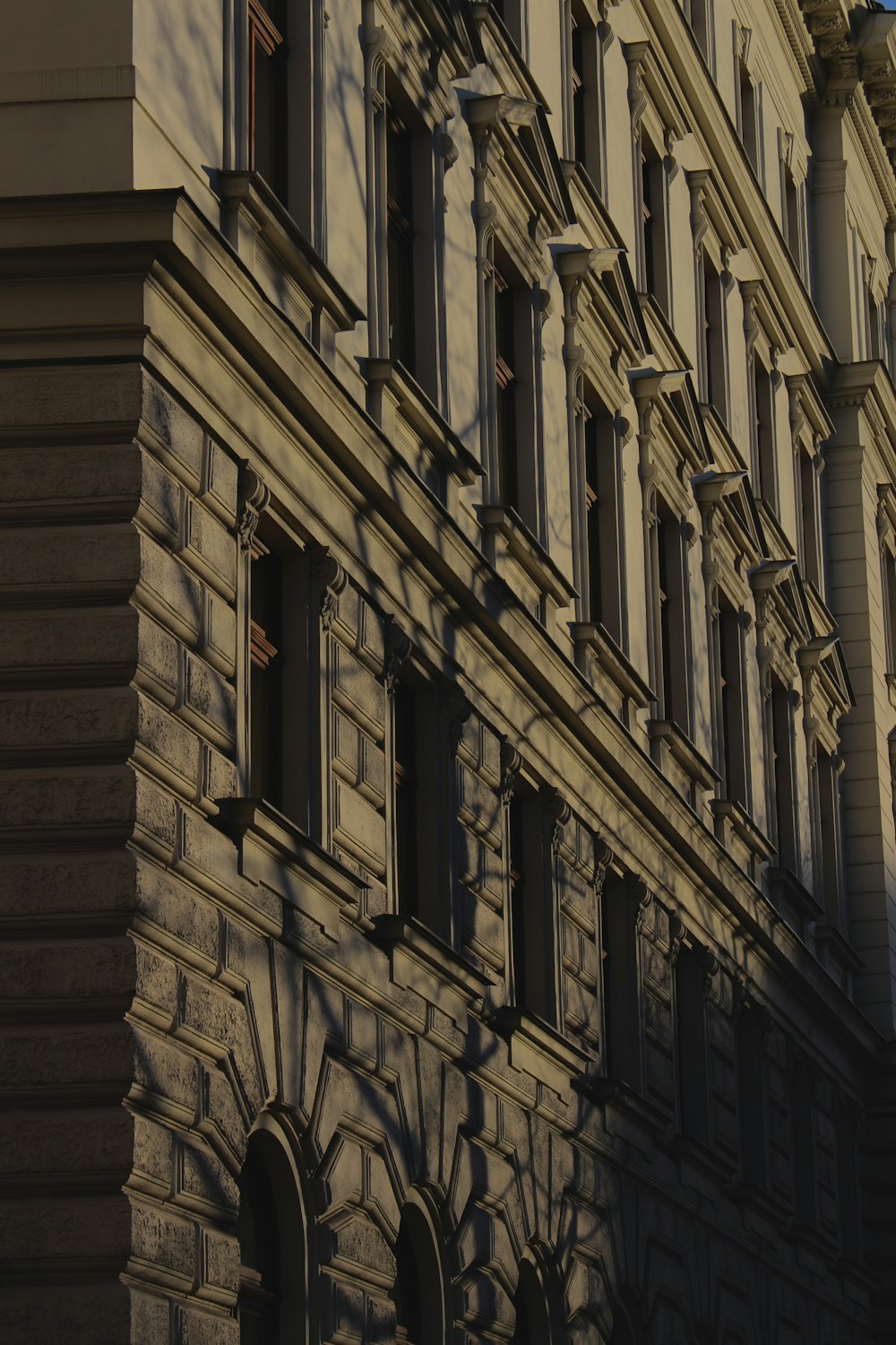 a building with a clock on the side of it