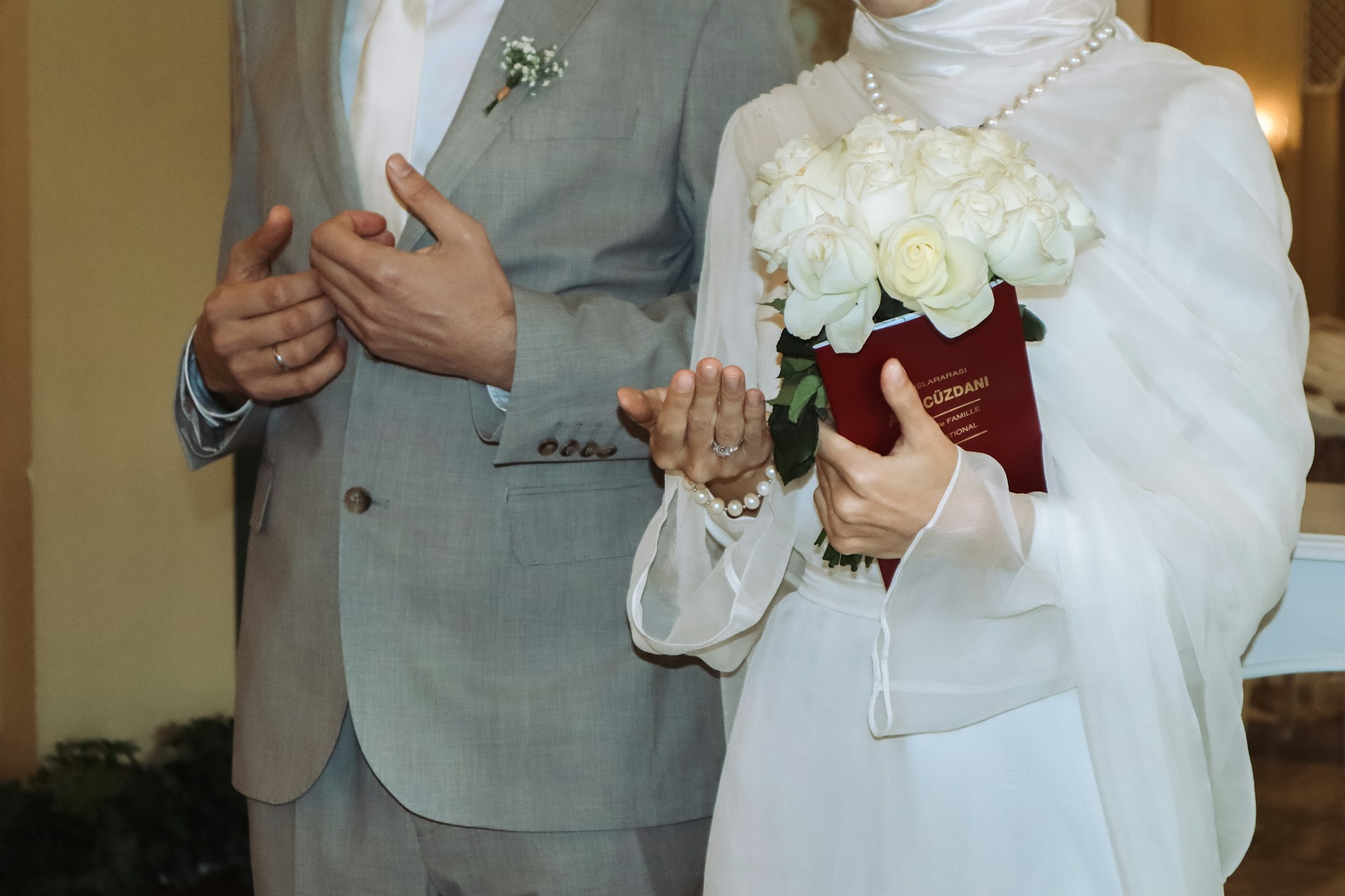 a man and a woman standing next to each other