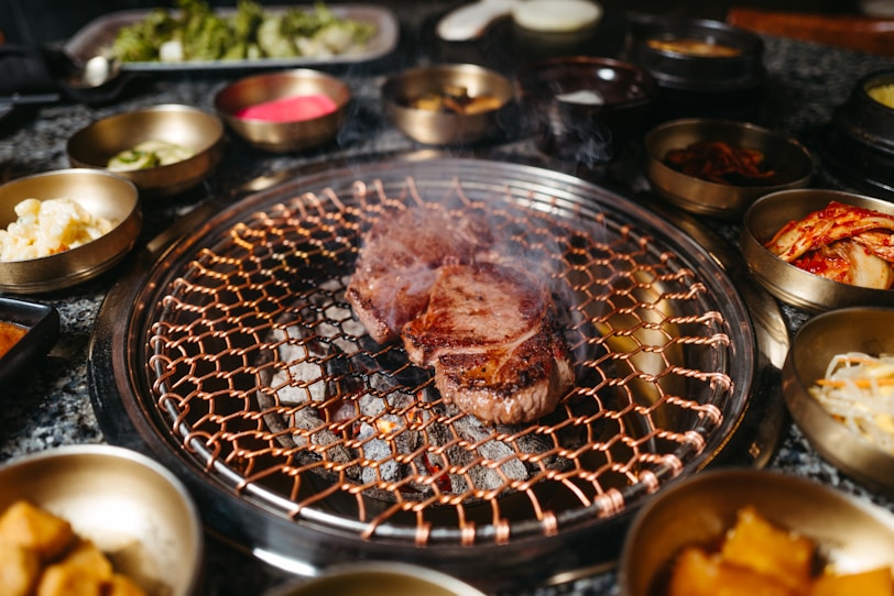How to Grill Like a Local: Korean BBQ a grill that has some food on it