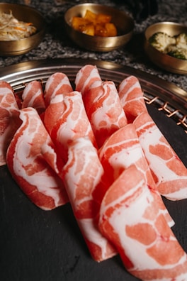 raw meat on a tray ready to be cooked