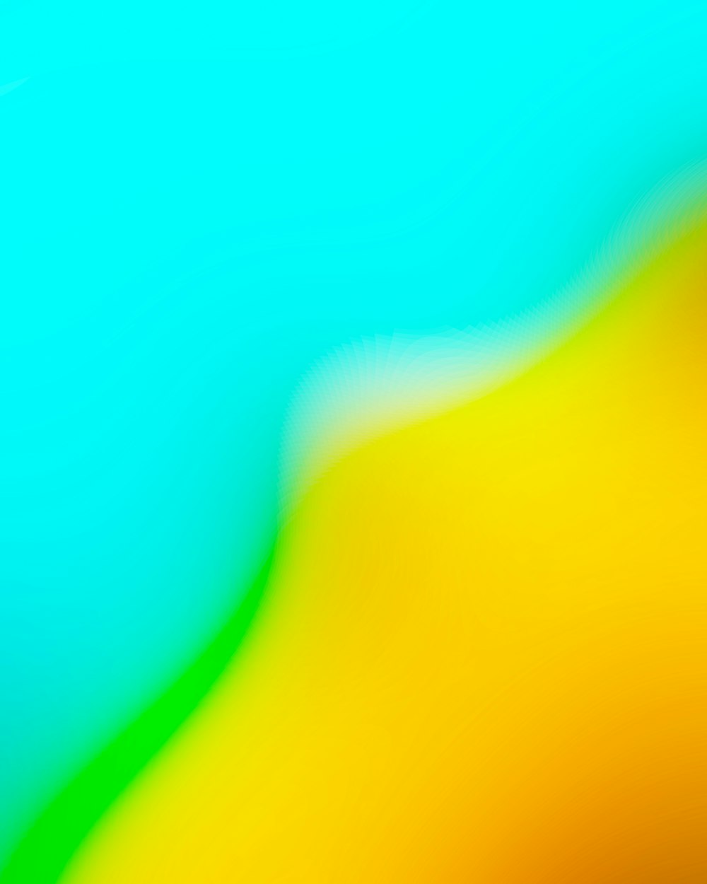 ein verschwommenes Bild mit gelbem und grünem Hintergrund