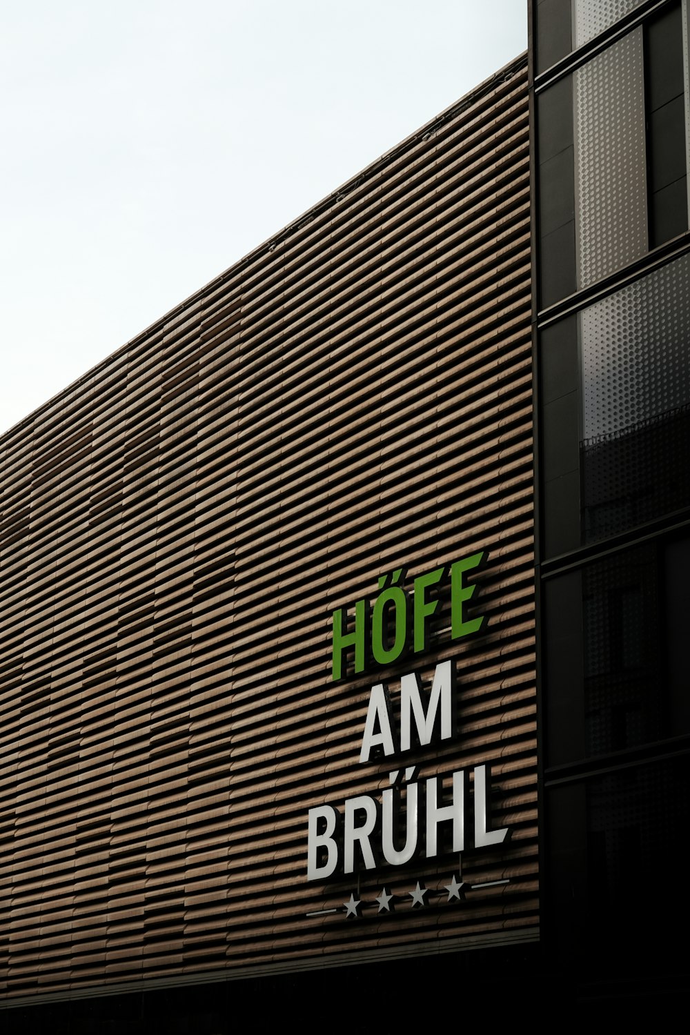 a building with a sign that says hope am bruhl