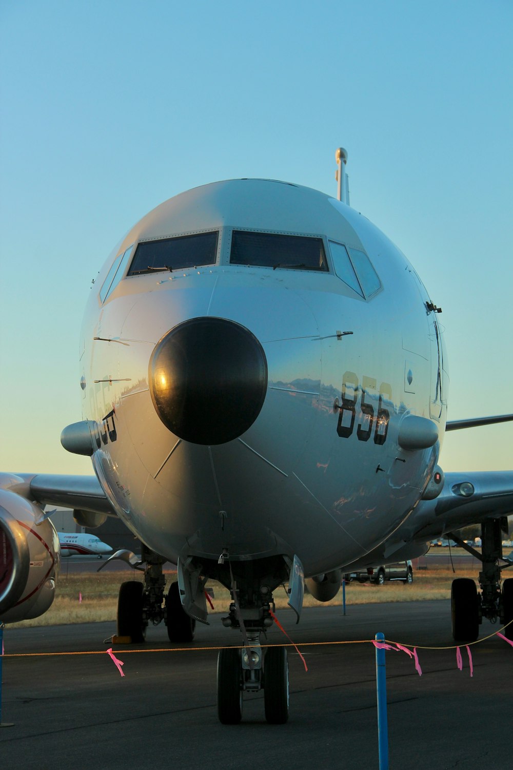 a large jetliner sitting on top of an airport tarmac