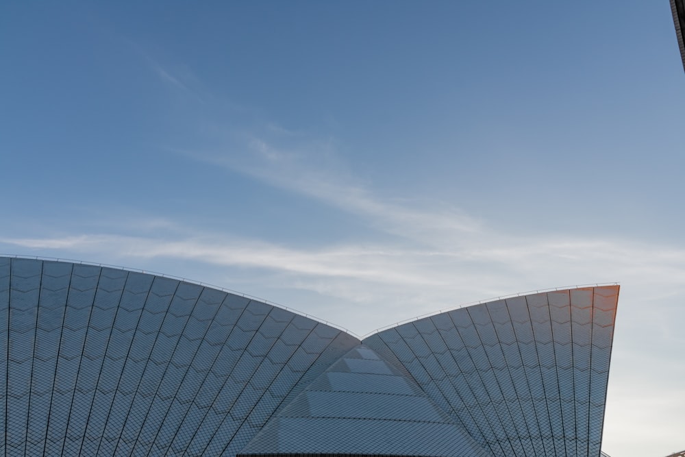 a large building with a very tall structure on top of it