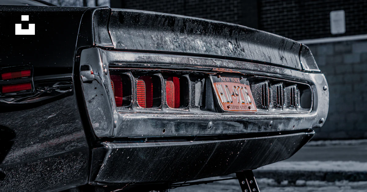 Rear Example A close up of the rear end of a car photo – Free Car Image on Unsplash