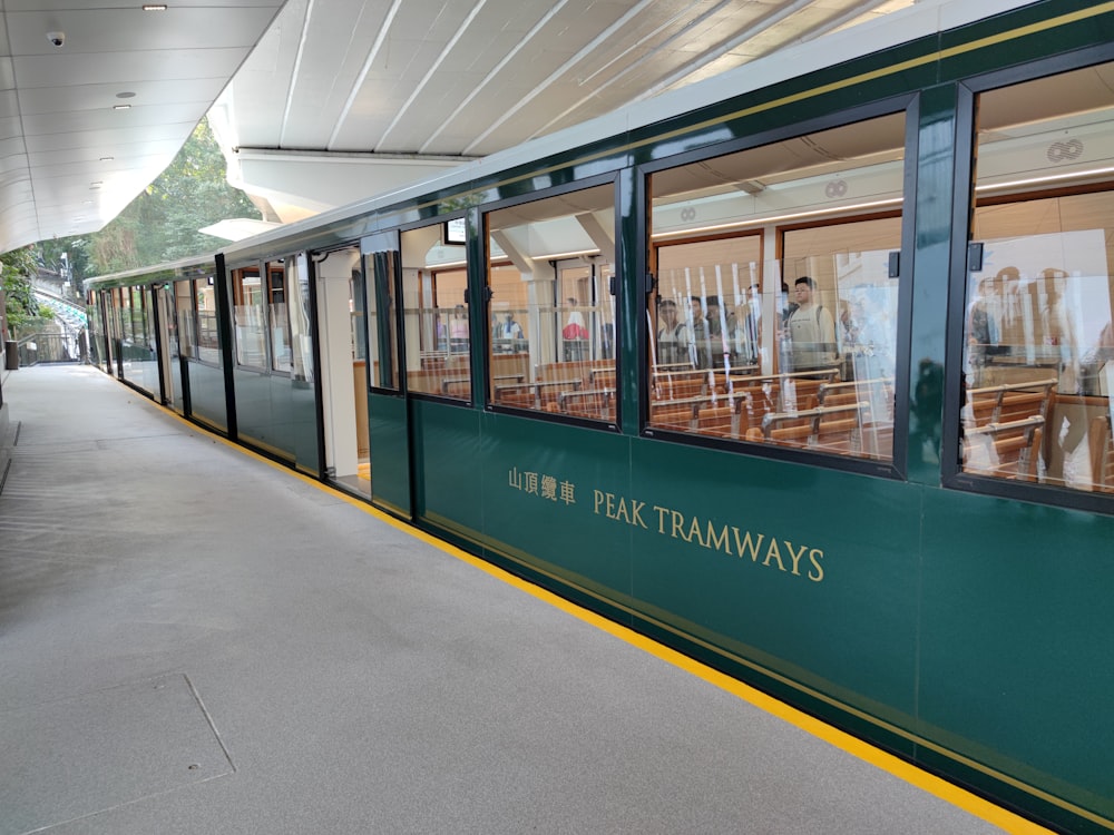 a train that is sitting on the tracks