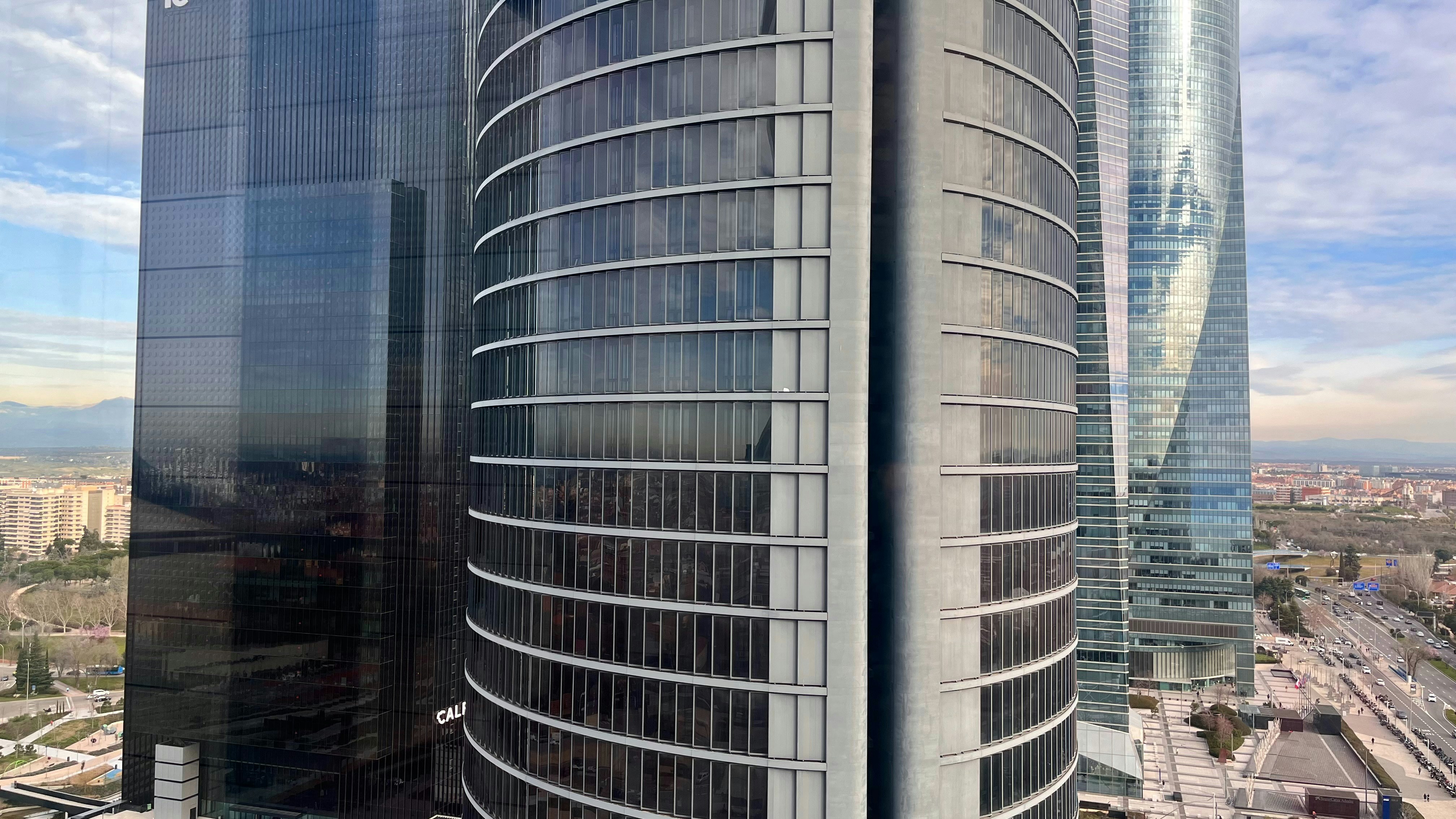 The 4 towers in Madridq