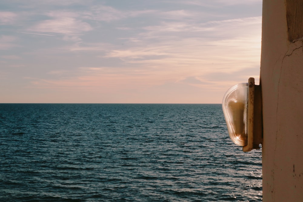 a view of a body of water from a boat