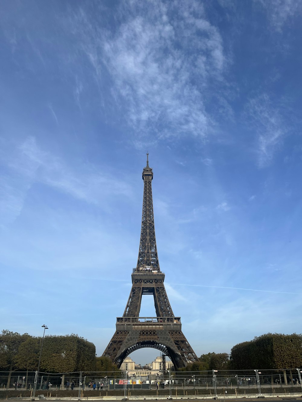 the eiffel tower towering over the city of paris