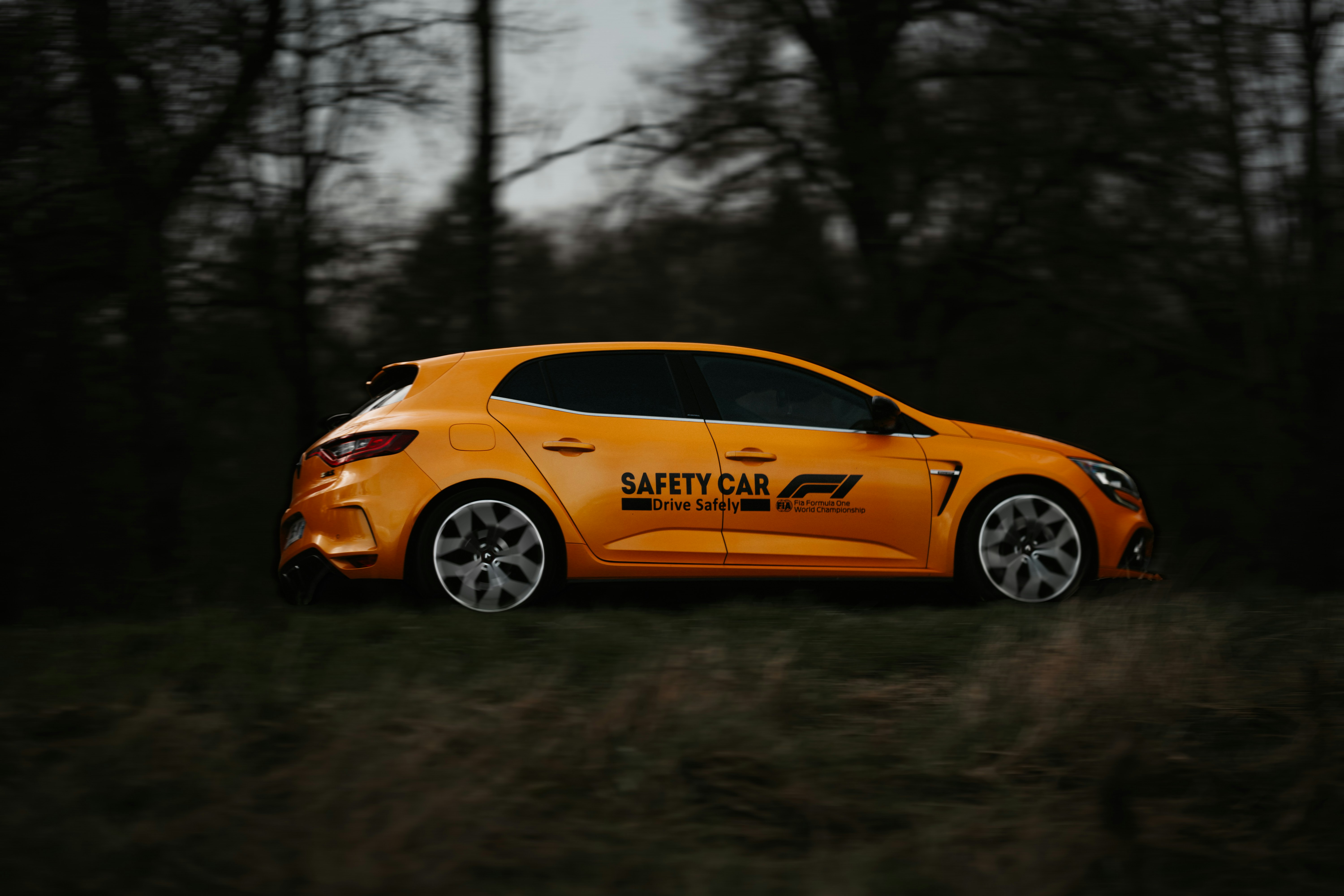a car that is sitting in the grass