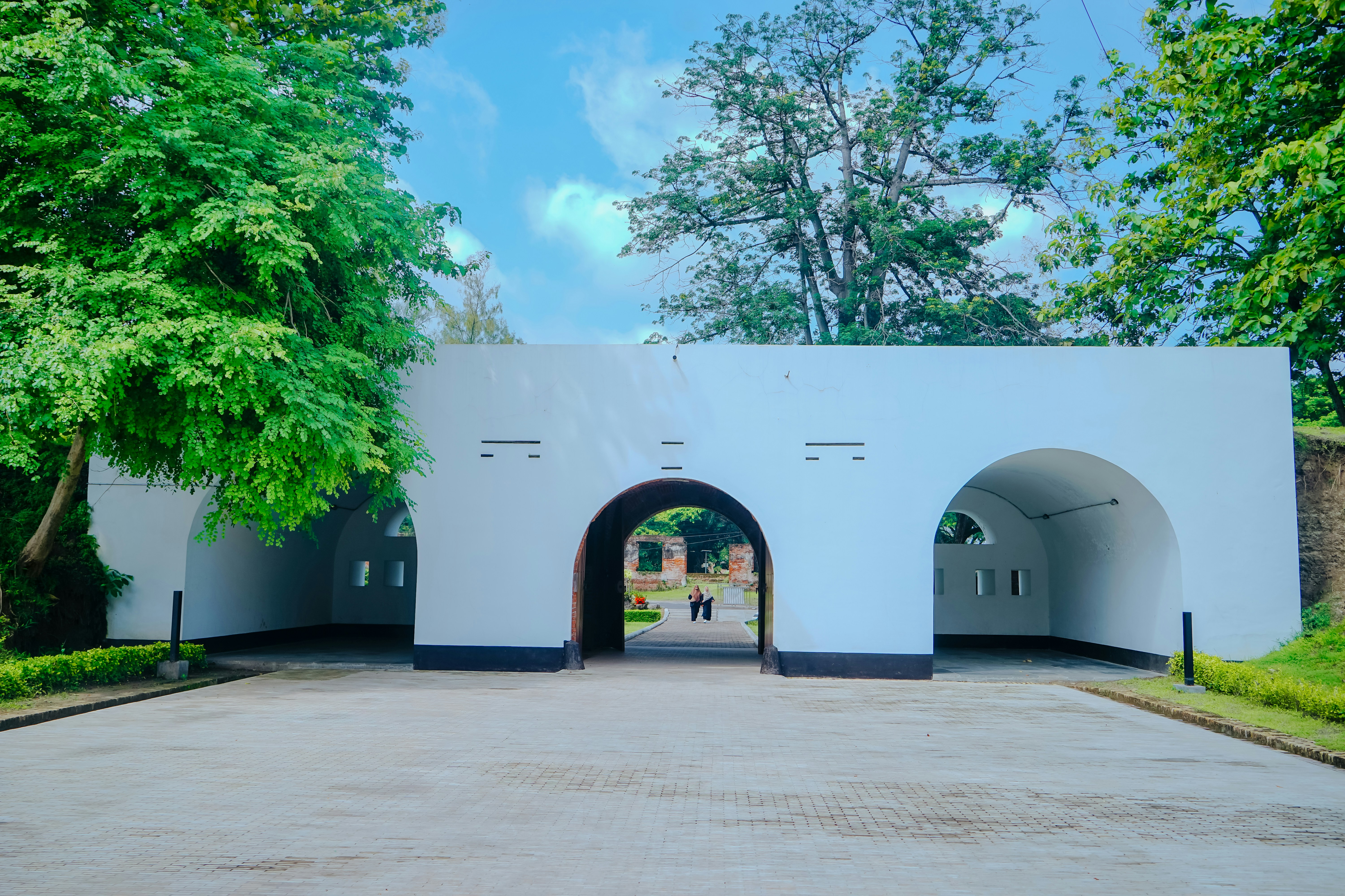 The classic tourist building of Fort Pendem Van Den Bosch, Ngawi Regency, East Java