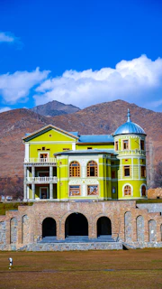 Scenic travel destination in Panjshir Valley Afghanistan