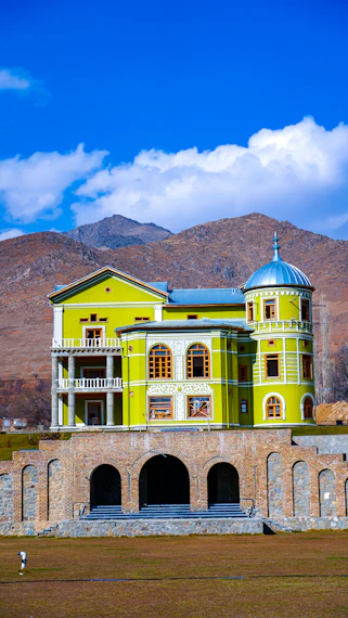 Scenic travel destination in Panjshir Valley Afghanistan