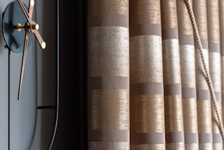 a clock that is on the side of a wall