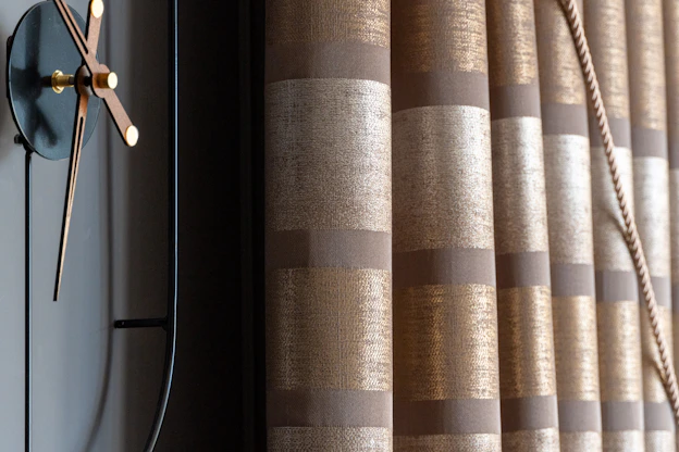 a clock that is on the side of a wall