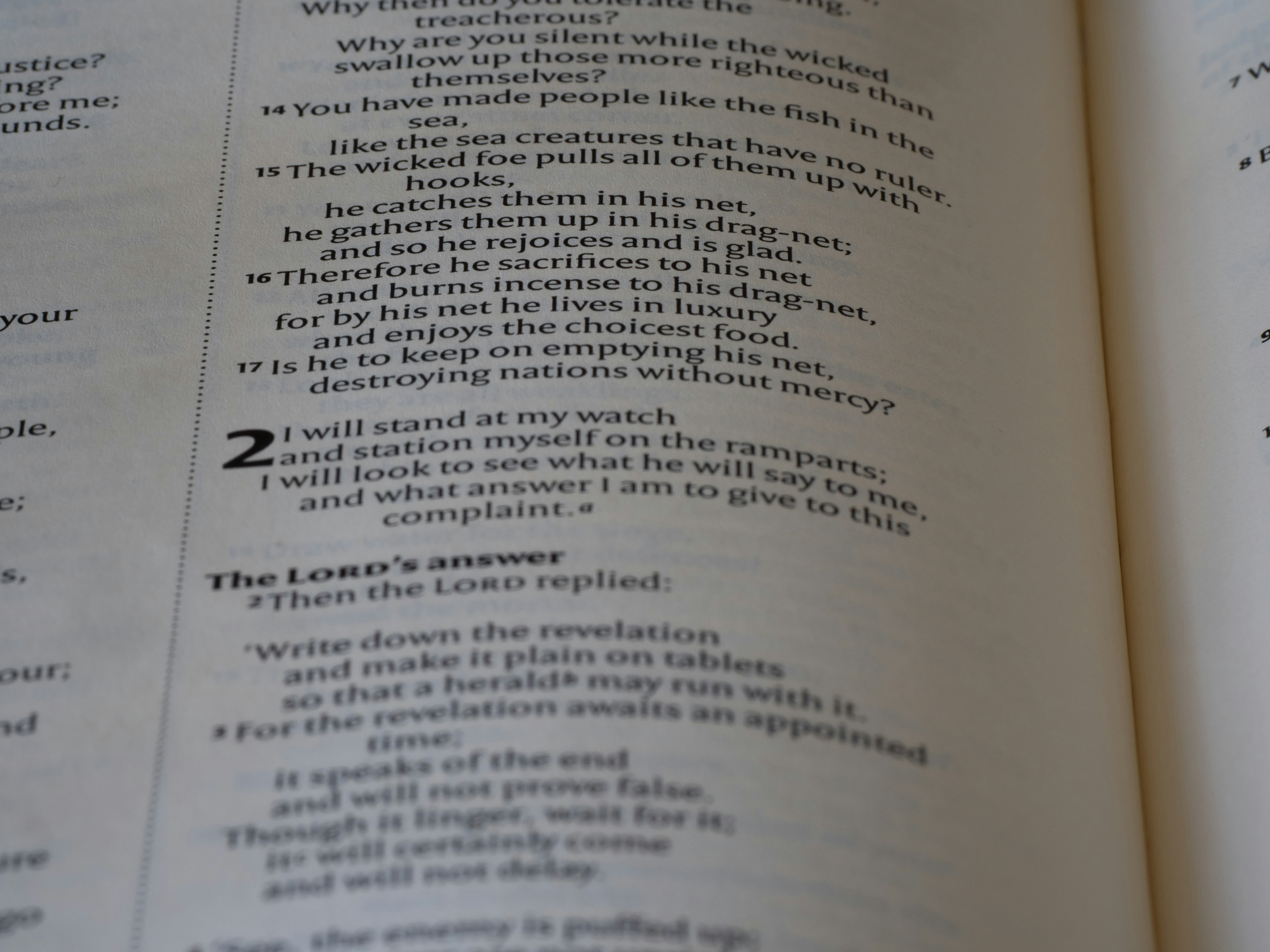 a close up of a book with an open page